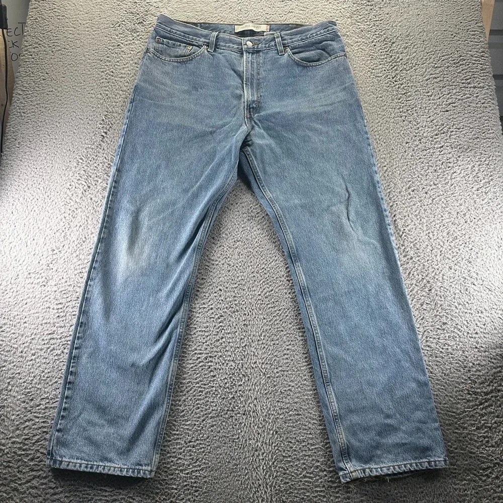 Vintage Levi's 505 Jeans Mens 38x32 Blue Cotton‎ Denim Straight Workwear Faded